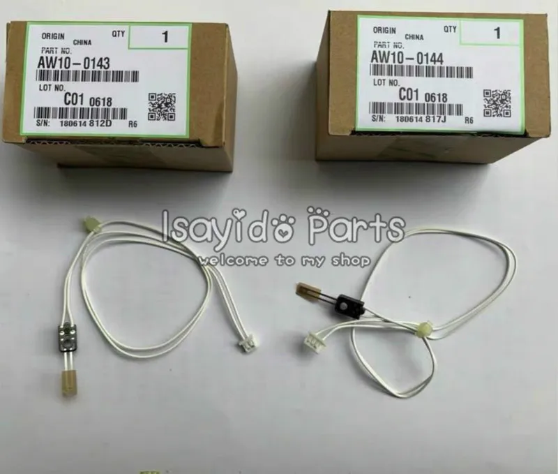 4SET Genuine AW10-0143 AW10-0144 Pressure Front / Middle Thermistor for Ricoh Aficio MP C3002 C3502 C4502 C5502 SPC830DN SP831DN