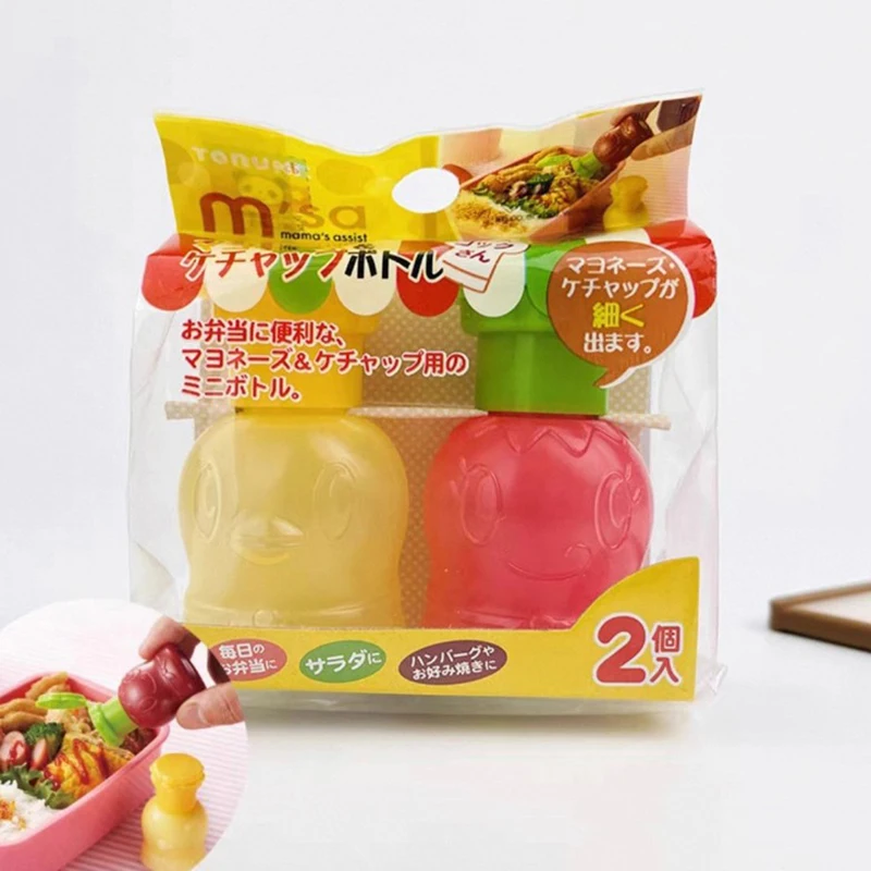 ~Mini Condiment Bottle Camping Squeeze Bottles For Cookware Bbq Ketchup Oil Cruet Soy Sauce Kitchen Essentials Salads Tools
