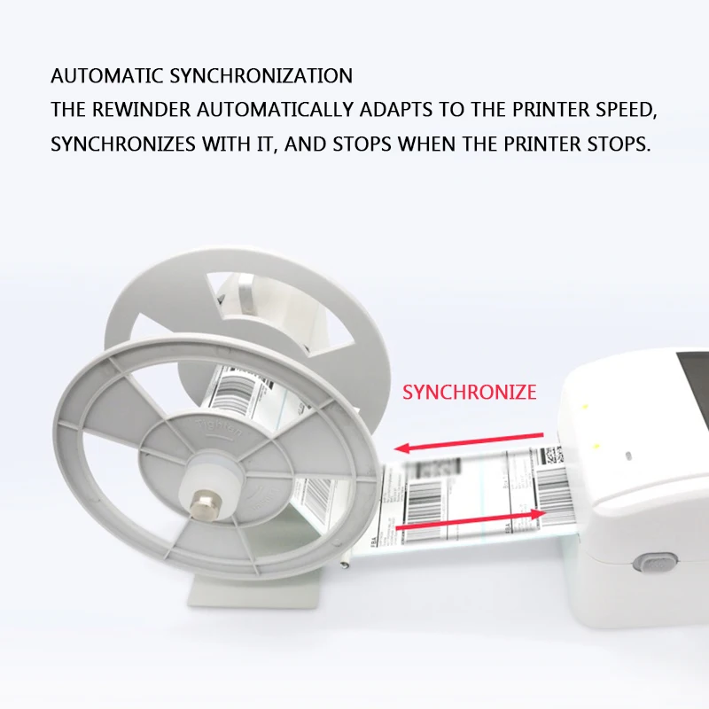 Imagem -06 - Totalmente Automático Barcode Label Rewinder Auto-adesivo Rolo de Papel Lavável Enrolador de Máquina de Papel t6
