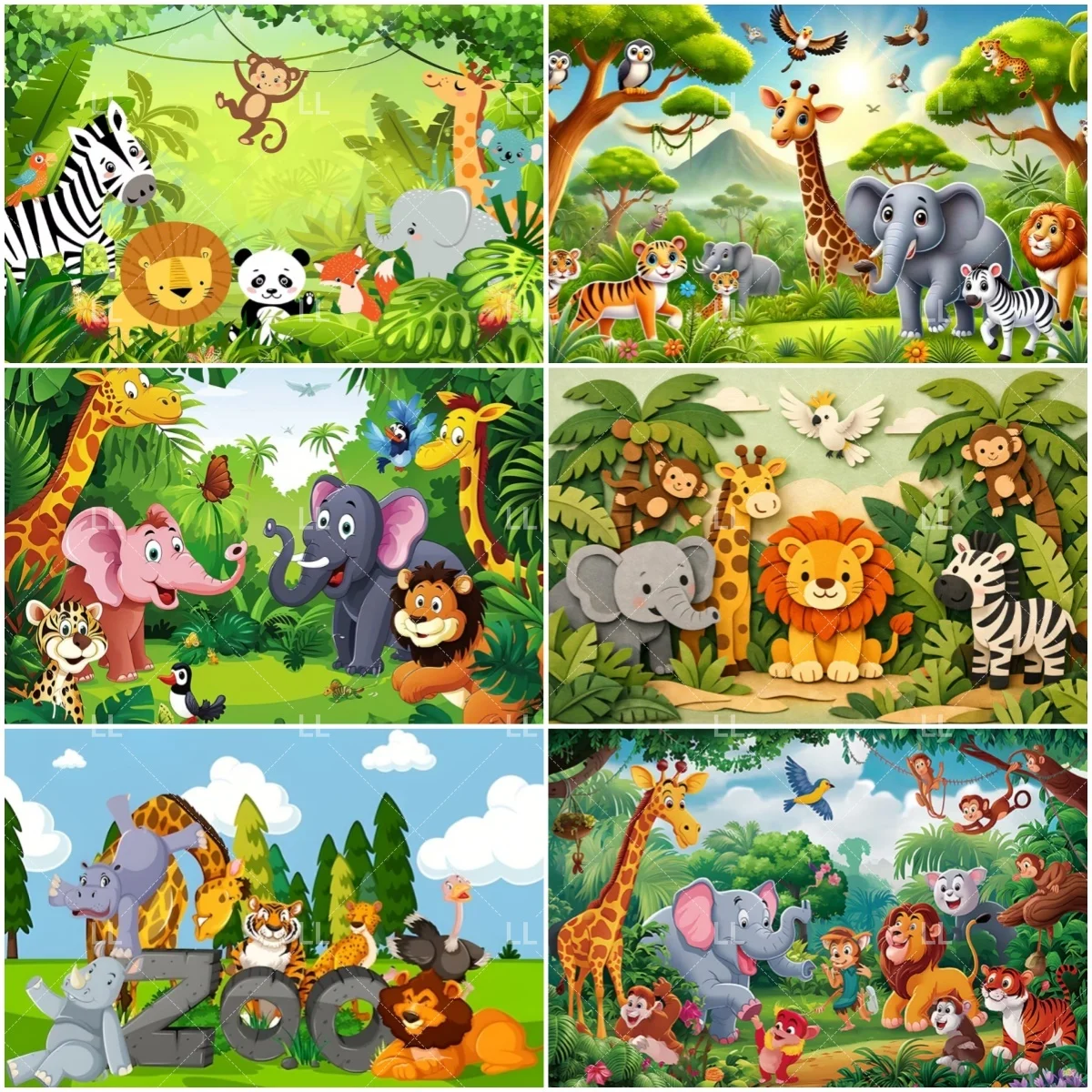 Photography Zoo - Fondo de fotografía de animales salvajes