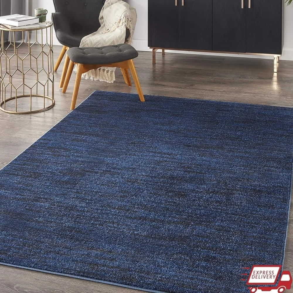 

Non Shedding Area Rug Easy Clean Indoor Outdoor Versatile Low Pile Comfort Layering Perfect Bedroom Living Room Dining Room Yard
