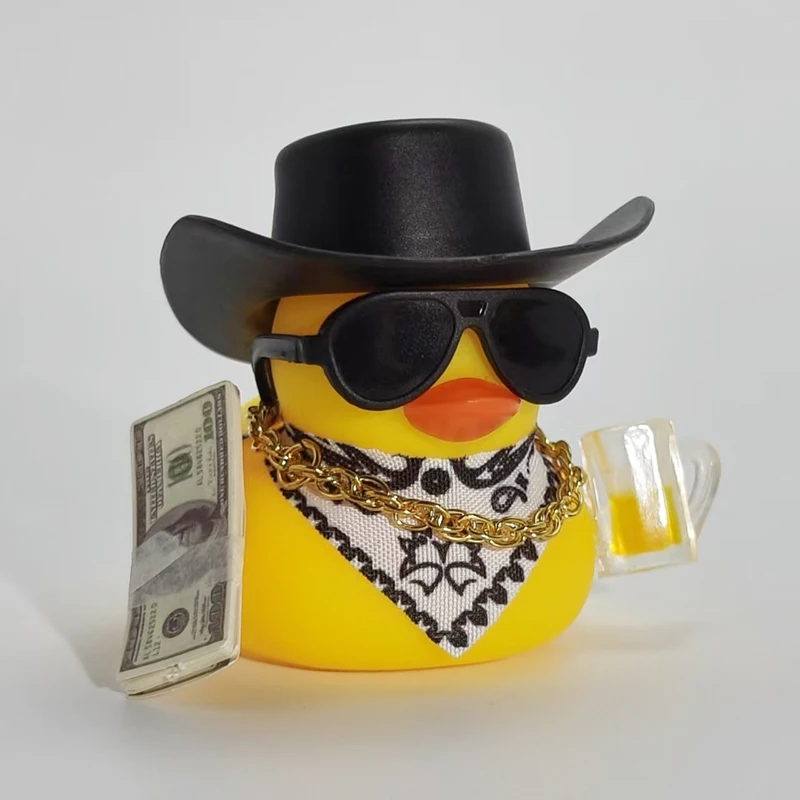 Fortunate Duck Car Dashboard Decoration Rich Duck Decoration for Car Home Office Ornament Unique Gift for Friend Family, image 4