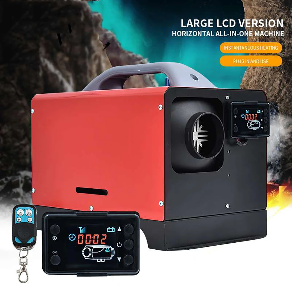 12/24V Voltage Car Heater Remote Controlled LCD Switch for Car Bus RV Camper Van 5-8KW Car Air Parking Heater