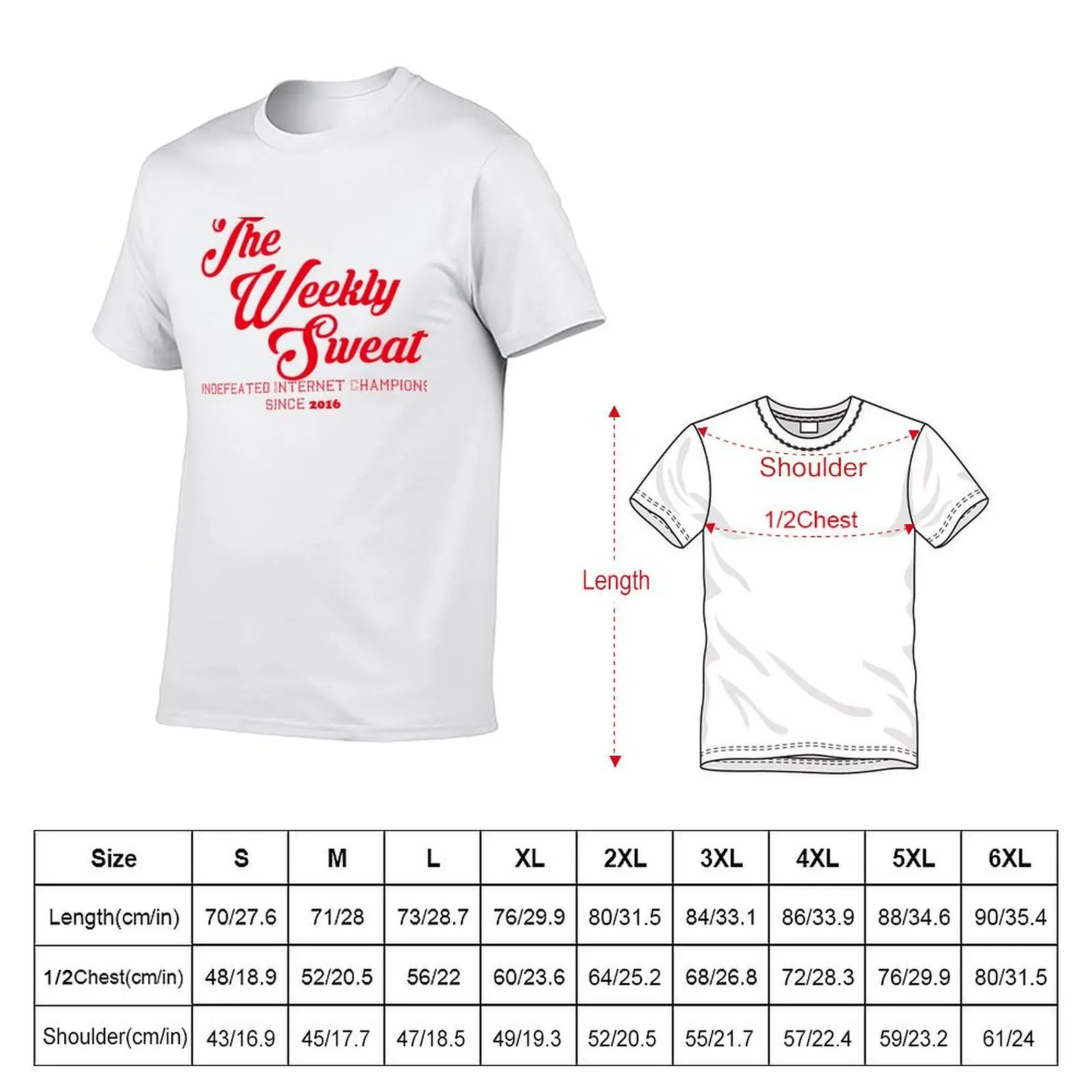 The Weekly Sweat Varsity Edition T-Shirt designer shirts graphic t shirt vintage mens t shirts pack