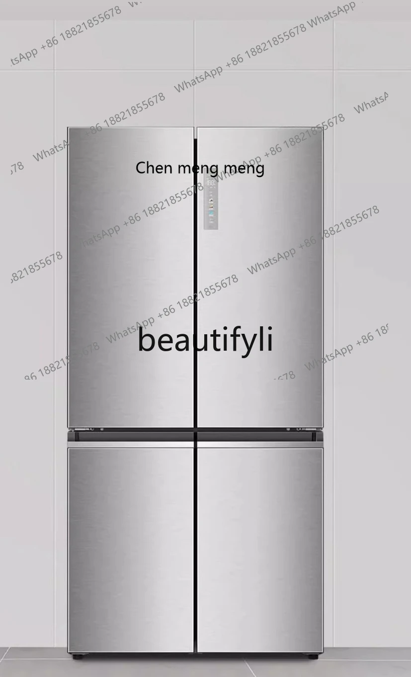 AB02 Four-door refrigerator first-class double frequency conversion oxygen barrier dry and   storage household air cooling frost