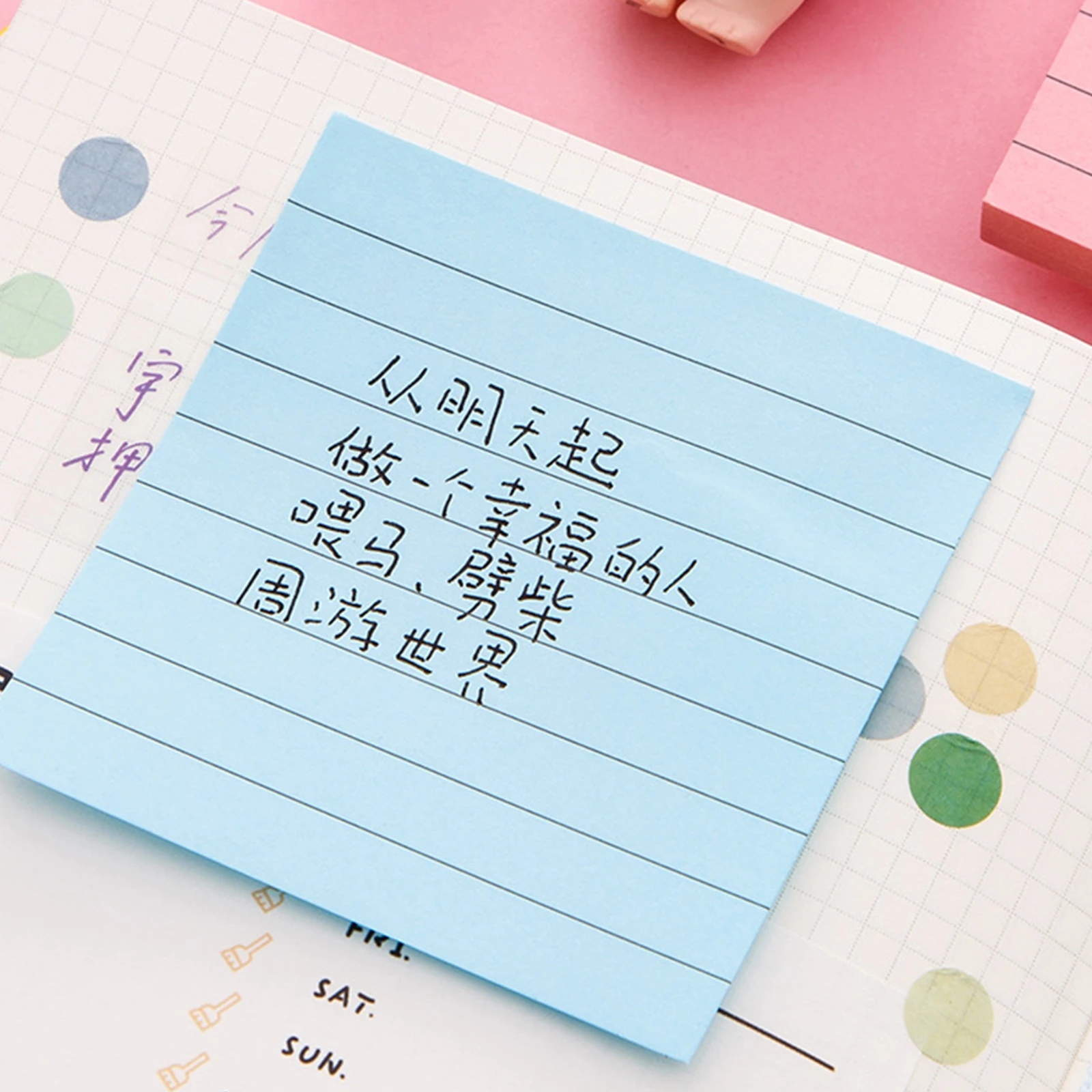 

12Pcs Creative Tearable to-Do List Notepads Students Stationery Adhesive Labels Fine Workmanship Daily Notes Memo