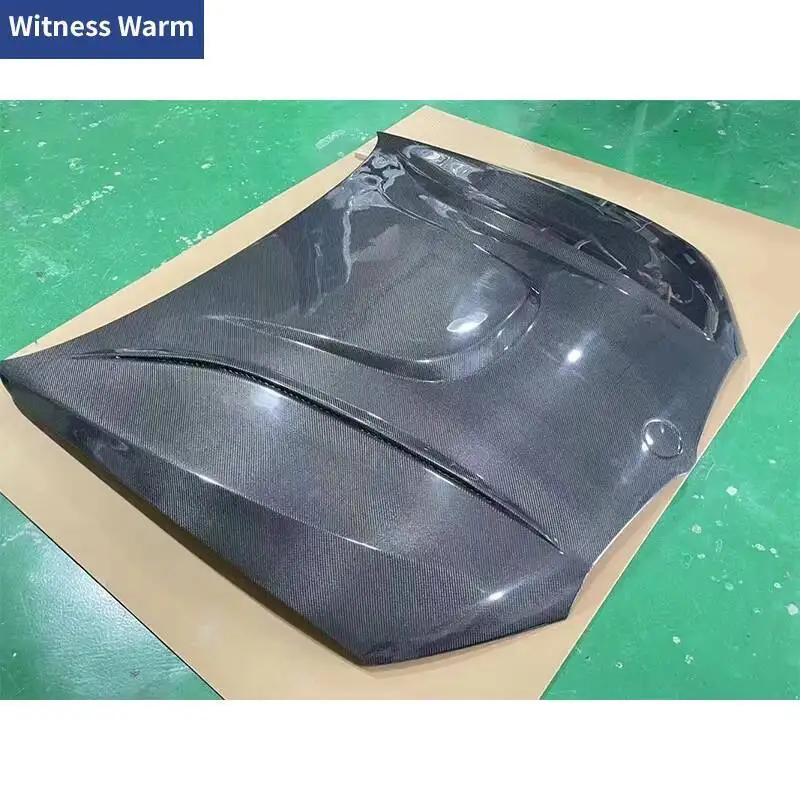 لسيارات BMW 3 Series G20 مزورة من ألياف الكربون FRP غير مطلية غطاء محرك السيارة غطاء محرك السيارة طقم الجسم #4