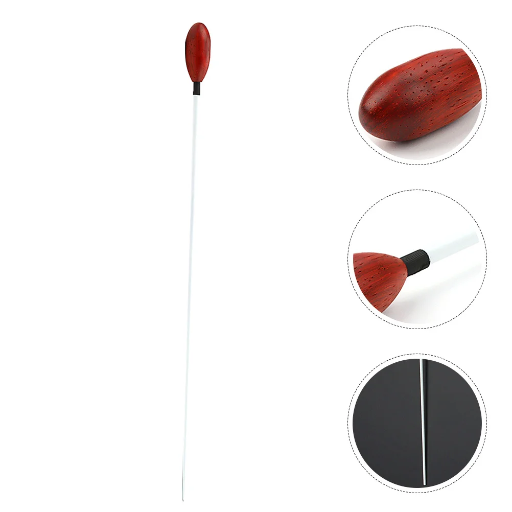 عصا توصيل خشب الورد لأداء موسيقى الأوركسترا، عصا إيقاع خشبية للمناسبات الرياضية للرقص والحفلات الموسيقية