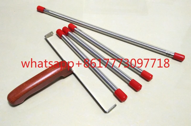 Stainless Steel Scraper Rod XB Wire Rod Coater, Display Rod, Total Length 40cm/Film Width 30cm