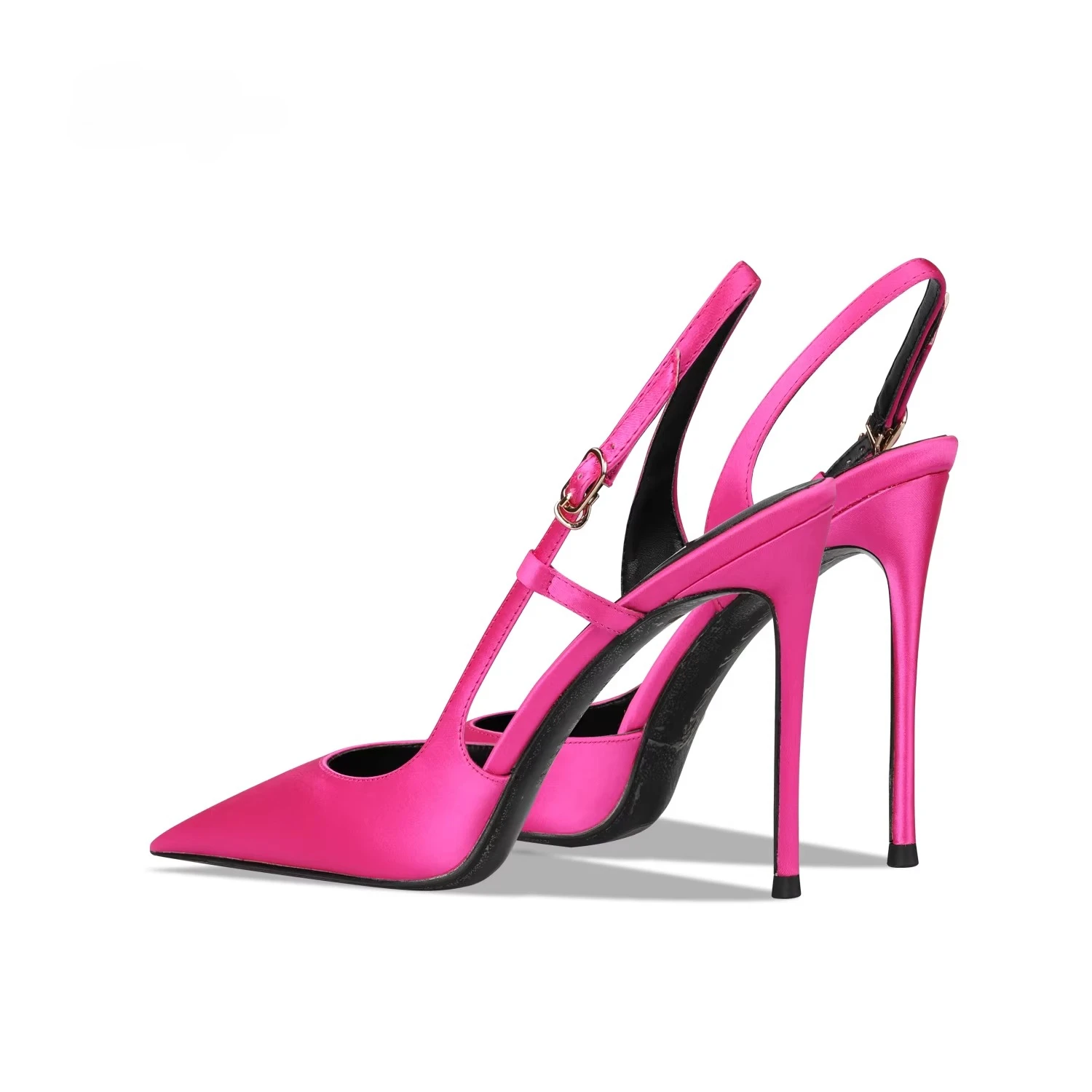 European and American Style One-word Buckle Sandals Women's 2026 New Thin Heel Bag Head Sexy Sandals view 4