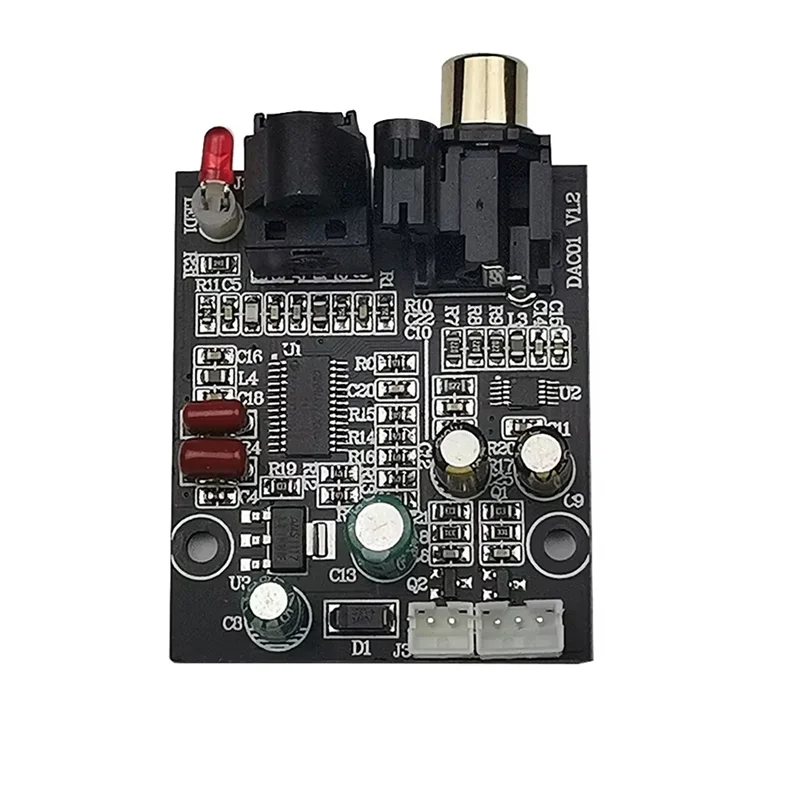 AA08-Digital Audio Decoder DAC 24 Bit 192K Optical Fiber Coaxial Decoder Signal Input Stereo Output Decod For Sound Amplifier