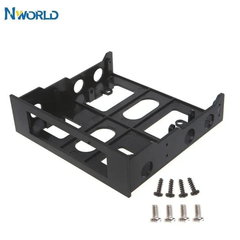 Nworld 3.5'' to 5.25'' Hard Disk Drive Bracket Computer Case Adapter Floyy Kit Mounting Bracket