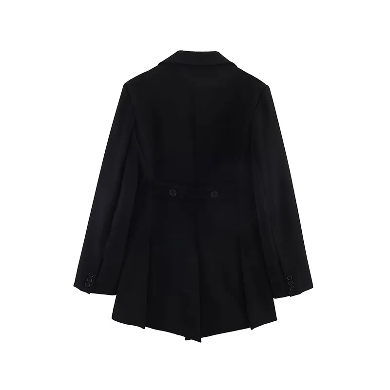 NLZGMSJ 2026 Spring Fashion Vintage Asymmetry Stylish Long Women Blazer Office Lady Fashion Jacket Female Blazer