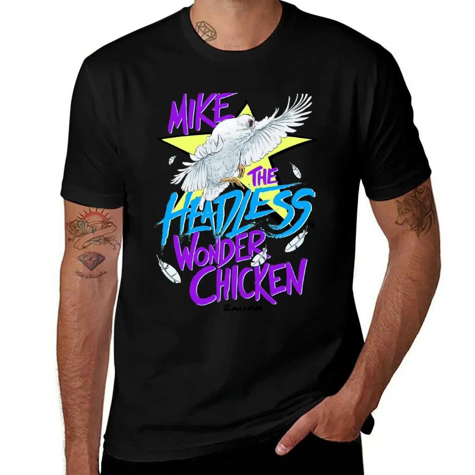 The Dollop - Mike the Chicken T-Shirt quick-drying oversizeds anime figures boys whites Men's cotton t-shirt