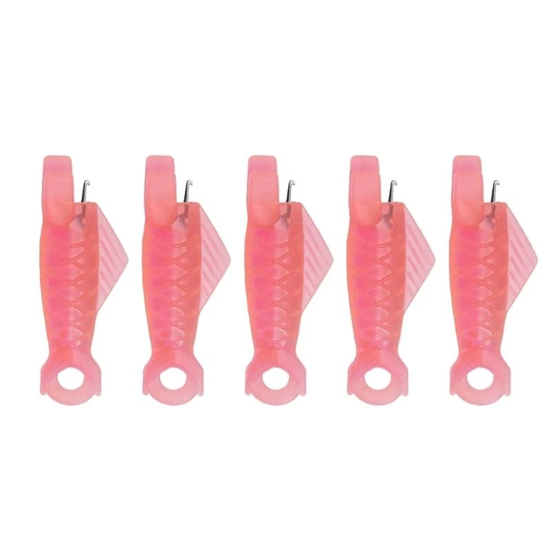

Pack of 5 Ergonomic Needle Threaders Automatic Eye Piercing Sewing Aid Plastic