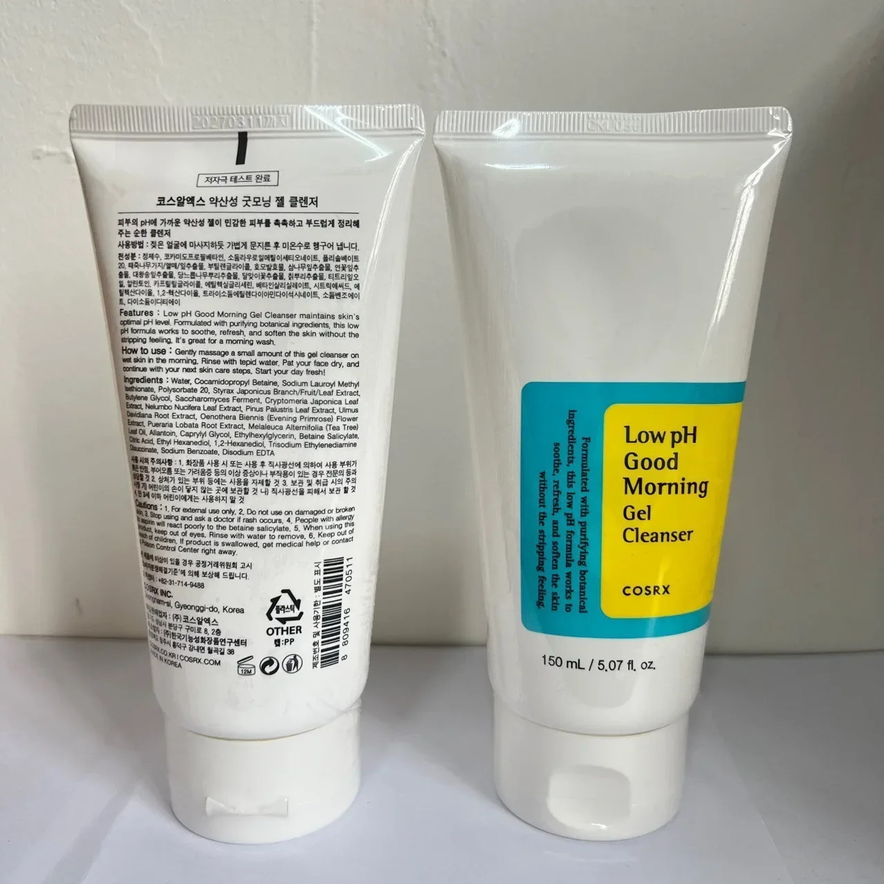 منظف ترطيب الوجه منظف الأحماض الأمينية لطيف لينة ترطيب التطهير العميق 150 مللي مقشر الوجه غسل الوجه #2