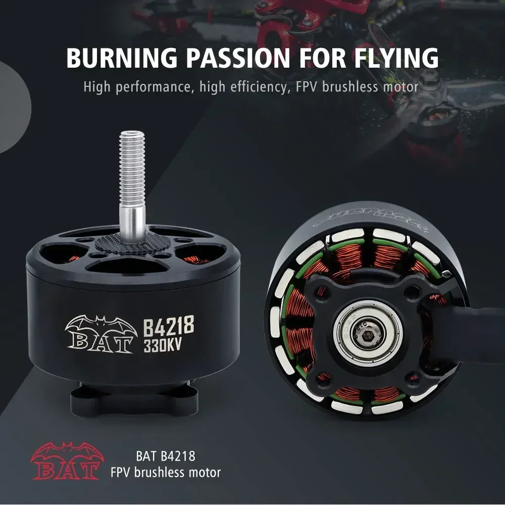 

1/2/4PCS B4218 4218 Surpass Hobby 330KV 560KV FPV Brushless Motor M6 Shaft for RC FPV Drone 15inch Frame 13/14/15inch Propeller