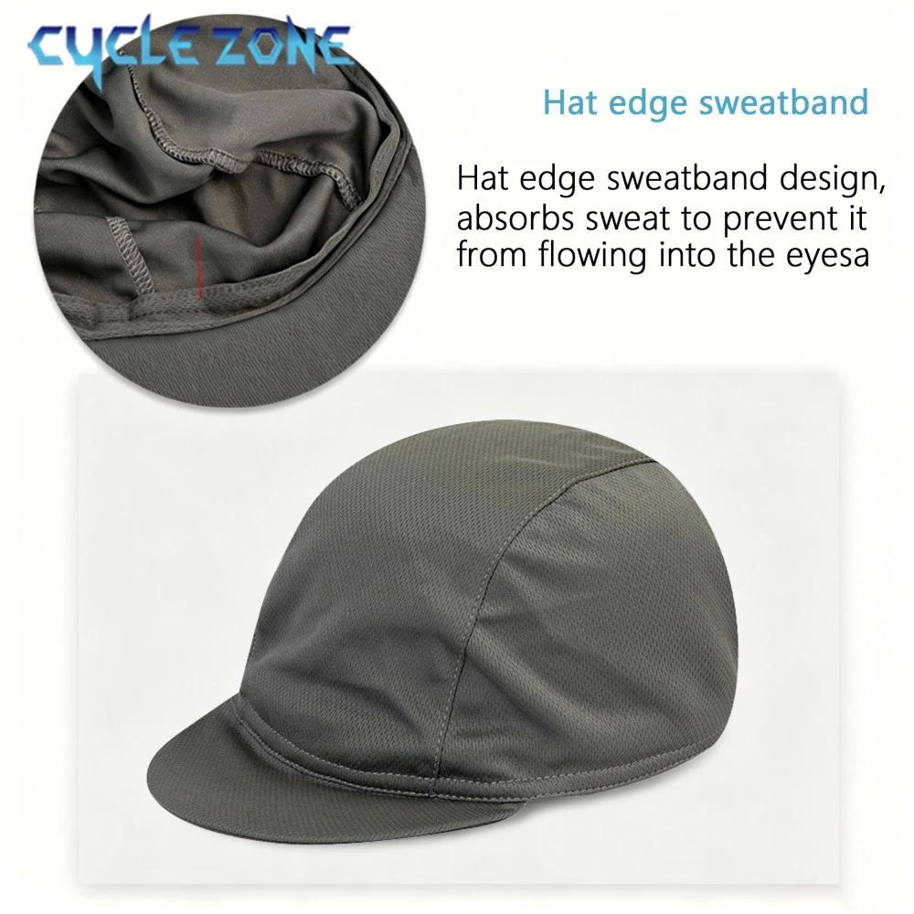 Summer Cycling Cap Bicycle Hat with Visor UV Protection Sun Block Headwear for Men Women MTB Road Bike Head Caps Helmet Liner