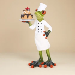 Funny Resin Leggy Frog Figurines Creative Animal Statues Frog Lady Musicians Yoga Home Tabletop Living Room Decoration Crafts