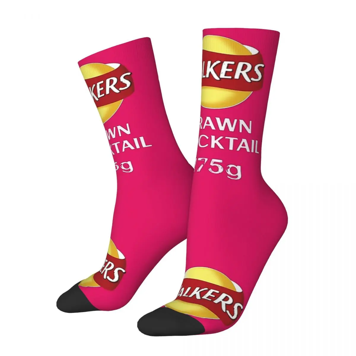 Walker Prawn Cocktail Crisps Design Men Women Socks Outdoor Novelty Spring Summer Autumn Winter Stockings Gift