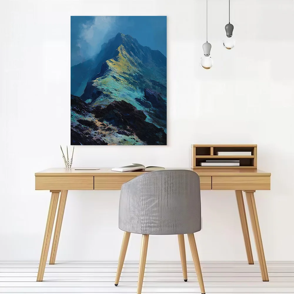 Mountain Ridge Painting Canvas Wall Art Poster Custom Photo Print Modern Painting for Fans Decorative Paintings Decor Room Mural