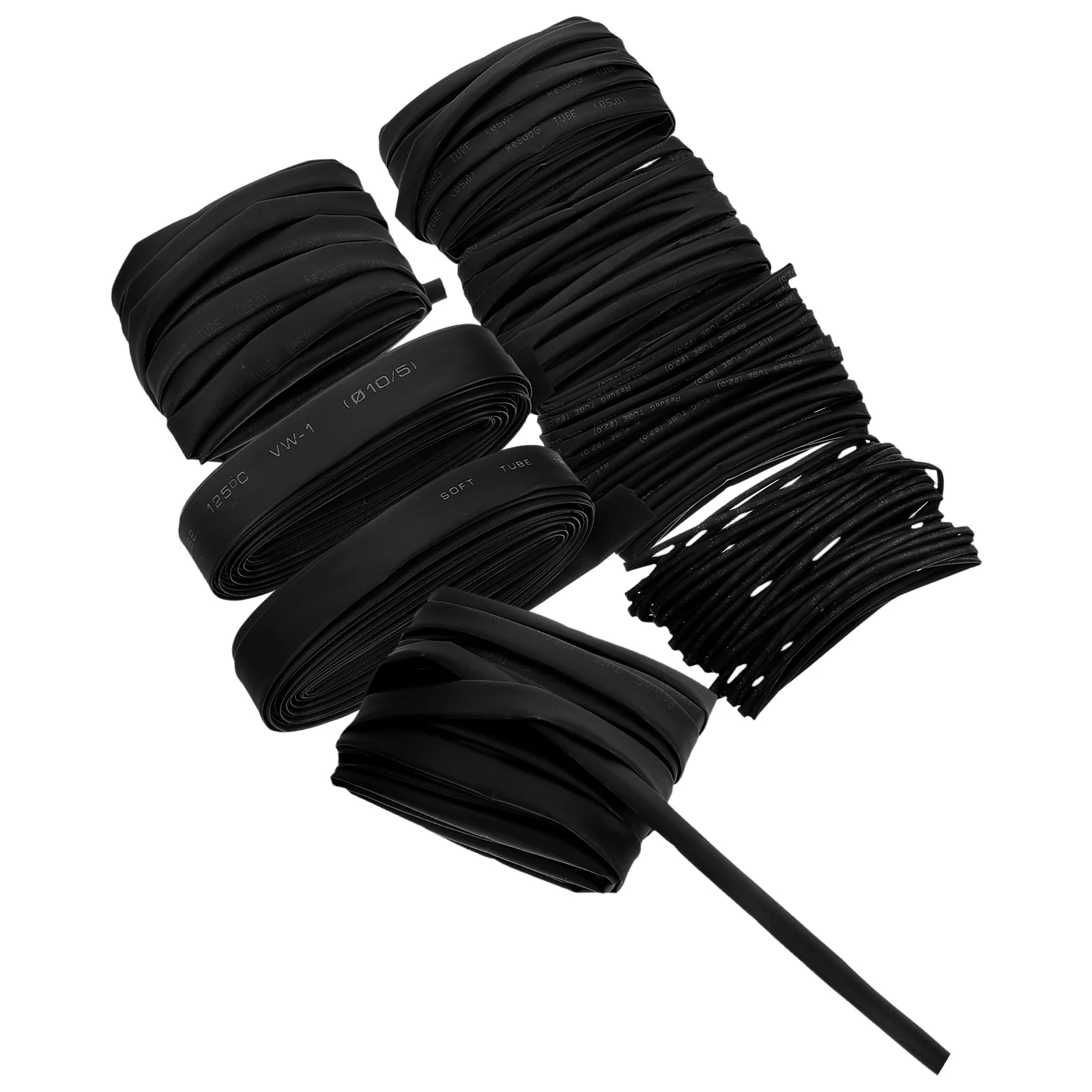 

8pcs Heat Shrink Tubing Heavy Duty Insulation Sleeve Waterproof Cable Wire Protector 2:1 Shrink Ratio Precision Crafted