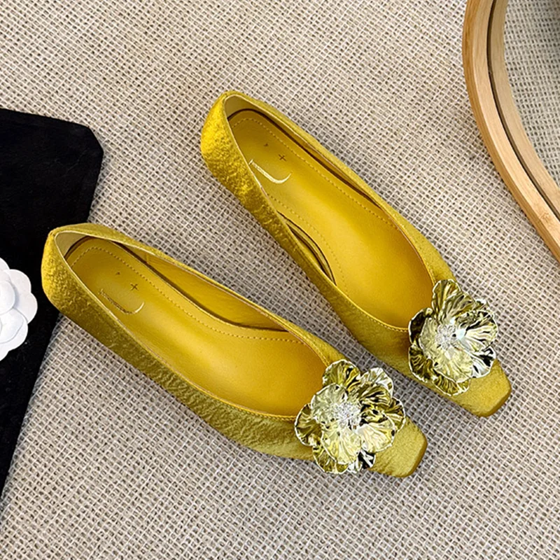 

Flower Women's Shoes Flats Elegant Shallow Sandals Luxury Fashion Dress Loafers New Walking Shoes Party Comfort Mujer Sandalias