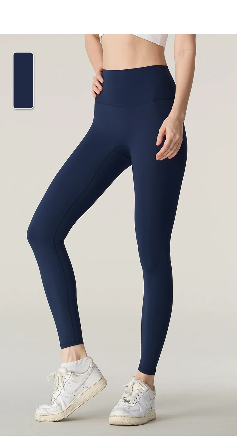 Hochgeschnittene Yoga-Leggings für Damen, ideal für Sommer-Workouts, hohe Elastizität, atmungsaktiv, formgebend, für Laufen, Outdoor-Aktivitäten, Freizeit, Radfahren und Yoga. – Detail 10