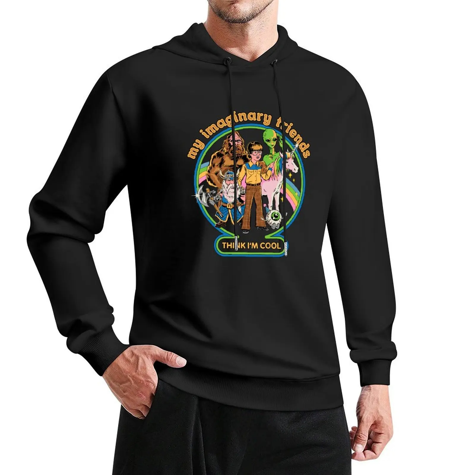 

My Imaginary Friends Pullover Hoodie men's sweat-shirt streetwear men blouse hoody