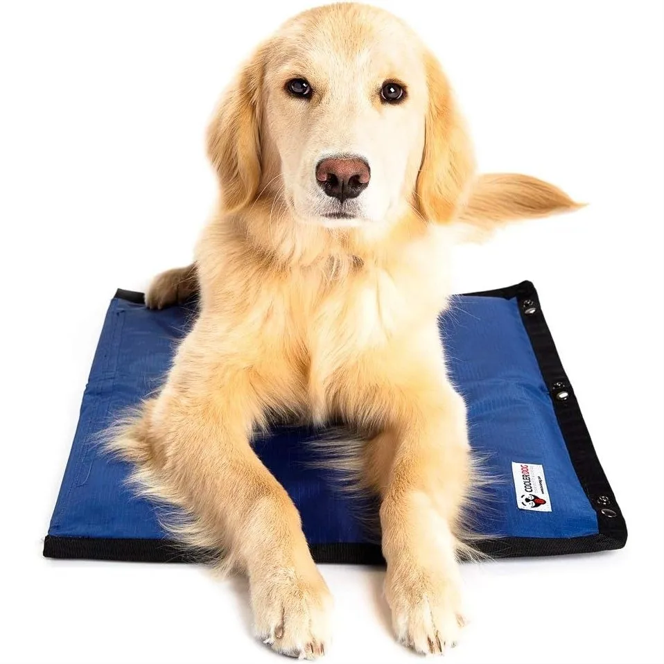 

Hydro Cooling Mat For Dogs Triple Layer Cooling Pad With Ice Sheet And Water Cushion For Hot Weather Small Medium 23x18 Inch