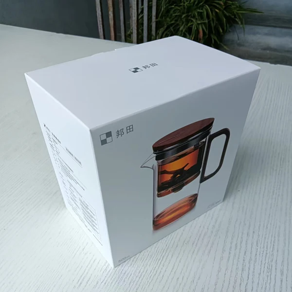 Bonston耐热玻璃泡茶壶，磁吸式开关，礼盒装，16.9oz-21