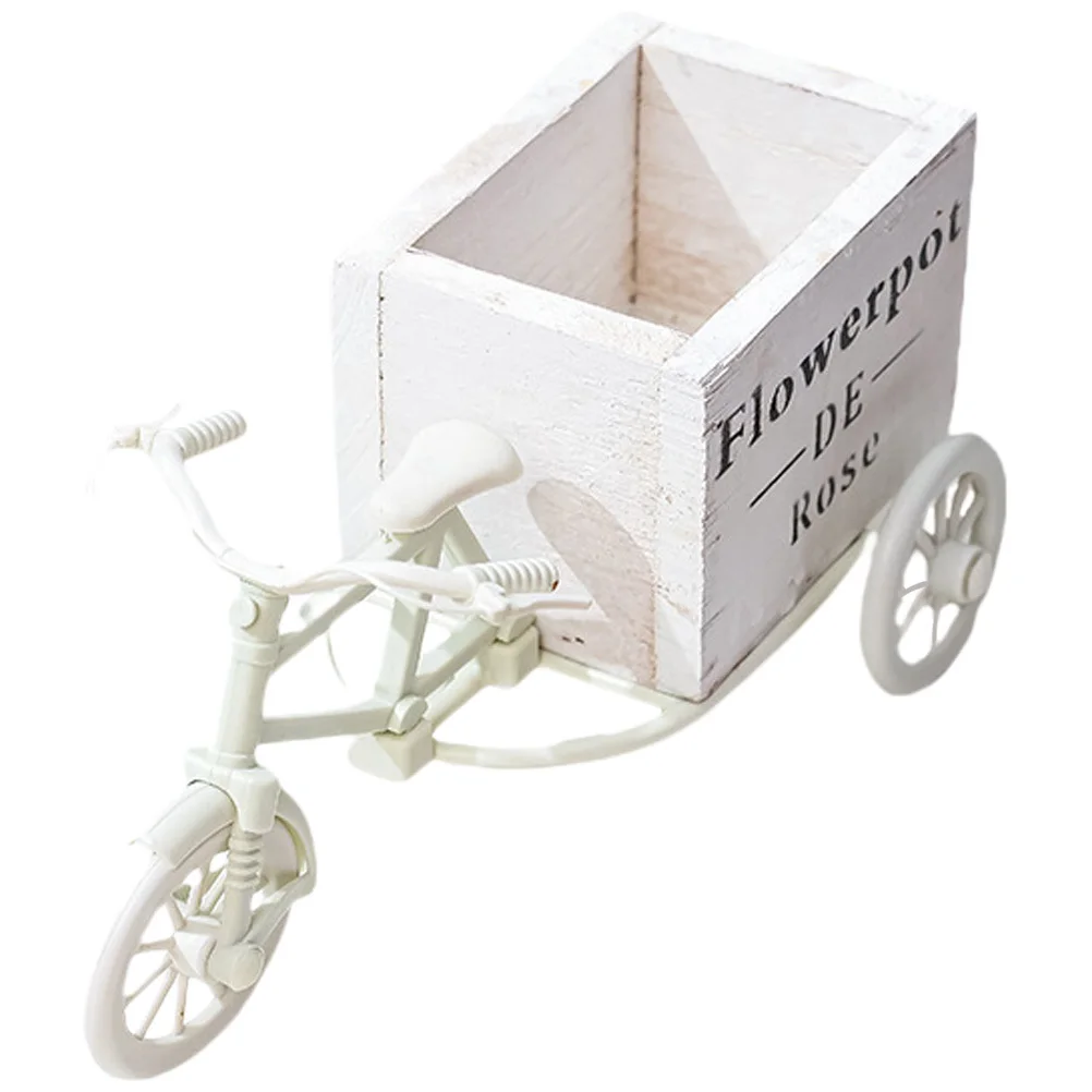 Bike Flower Stand Durable Lightweight Decorative Bicycle Plant Holder Wedding Table Centerpiece Desktop Flowerpot Holder