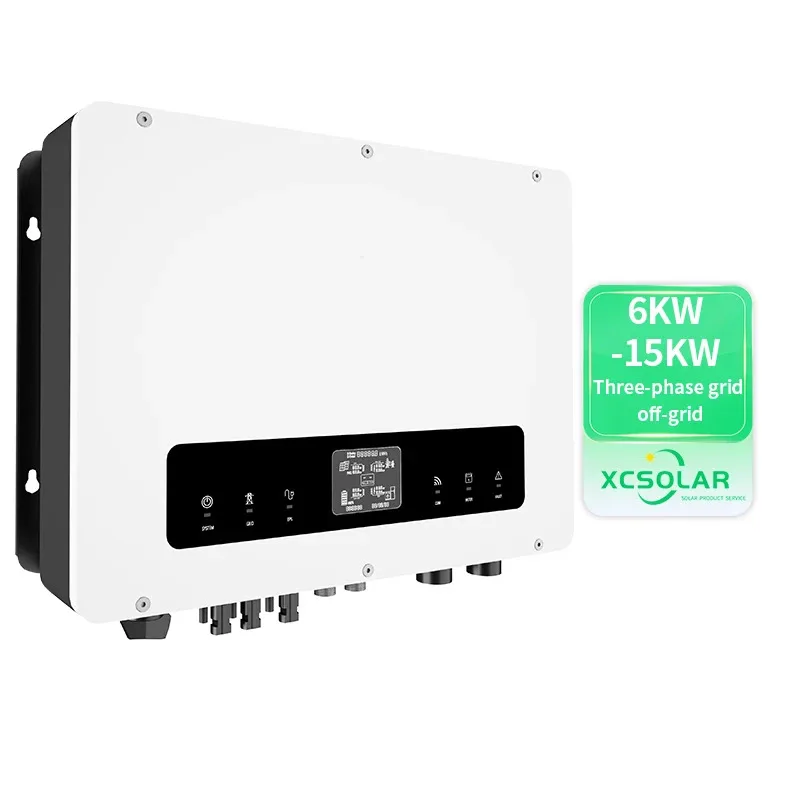 Inversores Solares de Baja Frecuencia de 5kw, 6kw, 10KW, 24v, On/Off Grid, 20kva, Trifásicos, Híbridos, con Controlador de Carga MPPT