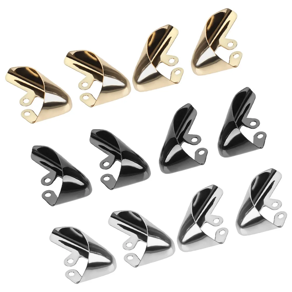 

12pcs Heel Tip Covers Tip Metal Shoe Pointed Boot Toe Protectors Boot Toe Protectors Shoe Accessories For Women