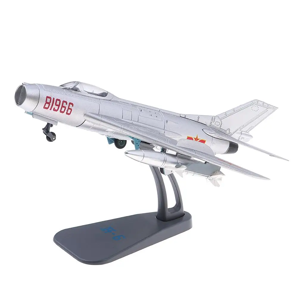 1:72 J-6 boeren gevechtsvliegtuigmodel, PLAAF, 1964 met standaard