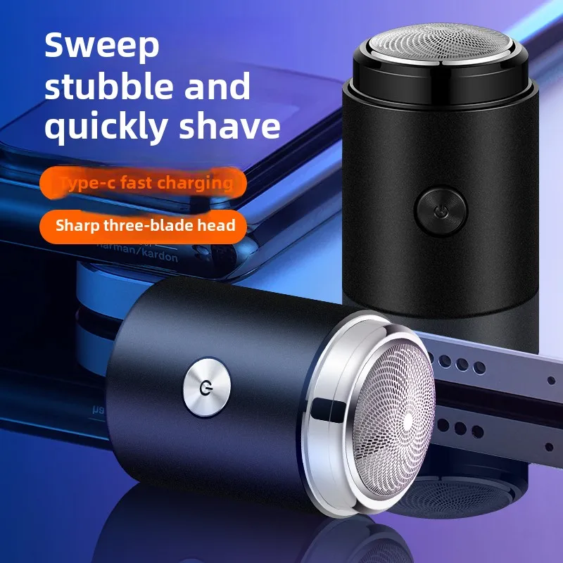 051 Men's Electric Shaver, Rechargeable Wet and Dry Dual Use Shaver, Travel Home Car Facial Shaver, Beard Trimmer