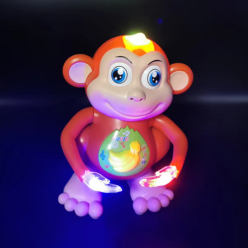 New Children\'s Electric Dancing Monkey Singing Cartoon Toys Swing Walking Monkey Toy Phone Musical Toys For Baby Toddler Gift