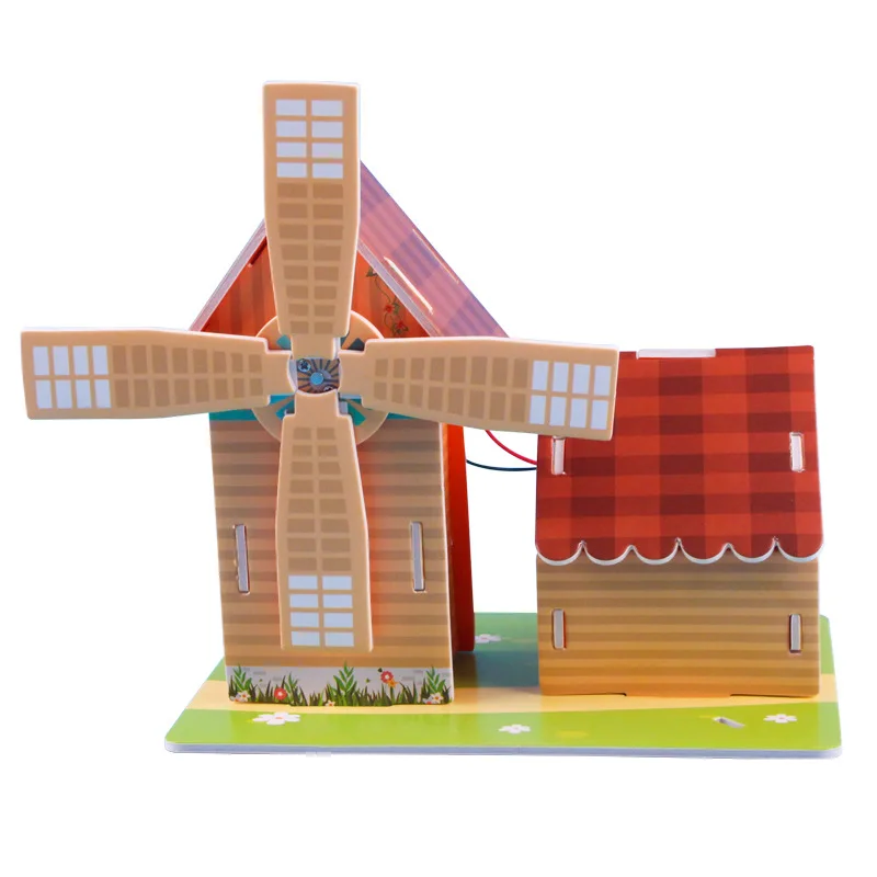 

KT Panel Solar Hut Children's Handmade DIY Technology Small Production Primary School Students Educational Science Experiment Ma