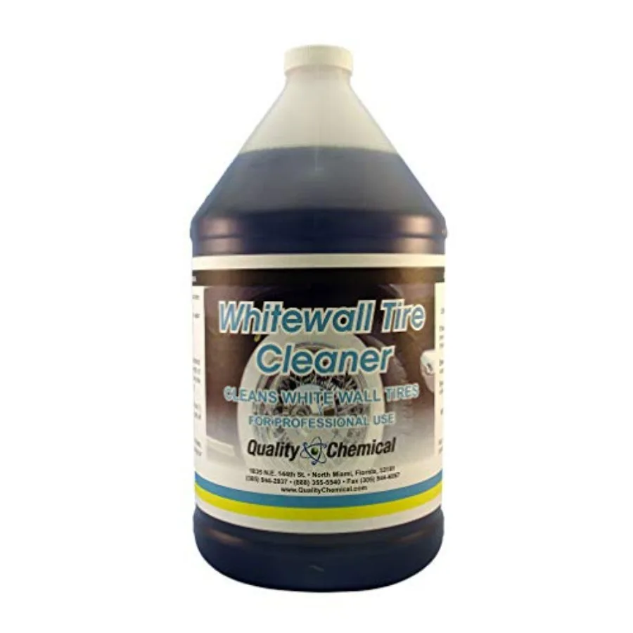 

Whitewall Tire Cleaner 4 Gallon Case for Automotive Wheel Cleaning White Color Heavy-Duty Formula Streak-Free Finish