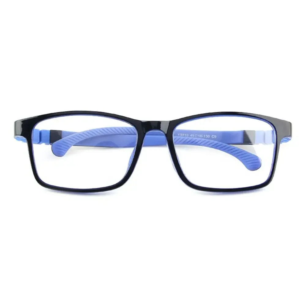 Children Boys Girls Eye Protection Computer  Glasses Silicone Comfortable Eyeglasses Ultra Light Frame view 6