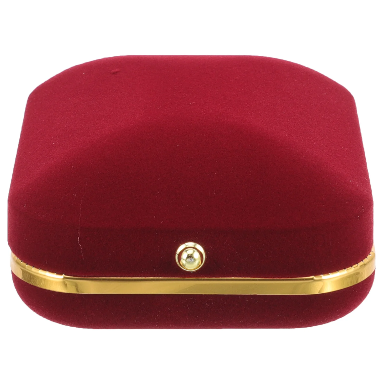 

Trendy Earrings "Jujube Red Pendant Box" Decorative Gift Boxes with Lids Velvet Jewelry Necklace for Cover Small Gifts