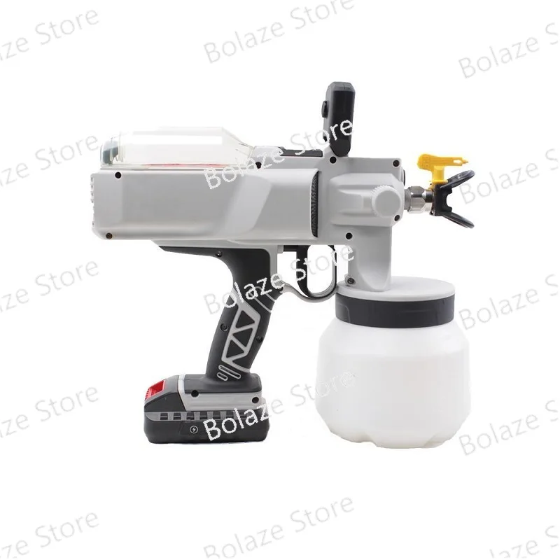 Handheld Painting Paint Spray Machine Variable Speed Electric LED Airless Sprayer Gun