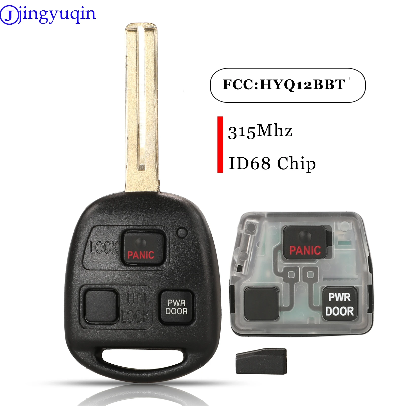 

Jingyuqin 3 кнопки сменный дистанционный ключ от автомобиля 315 МГц ID68 чип для Lexus RX330 RX350 RX400h HYQ12BBT 89070-48821