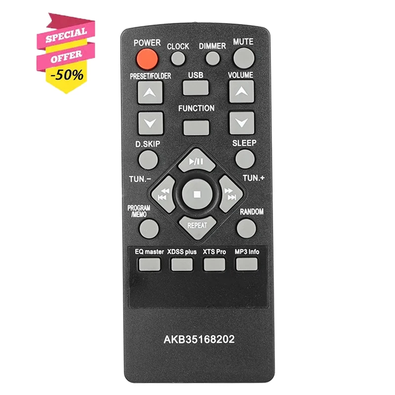 

AKB35168202 Remote Control For LG AV Audio Home Theater Replacement Controller