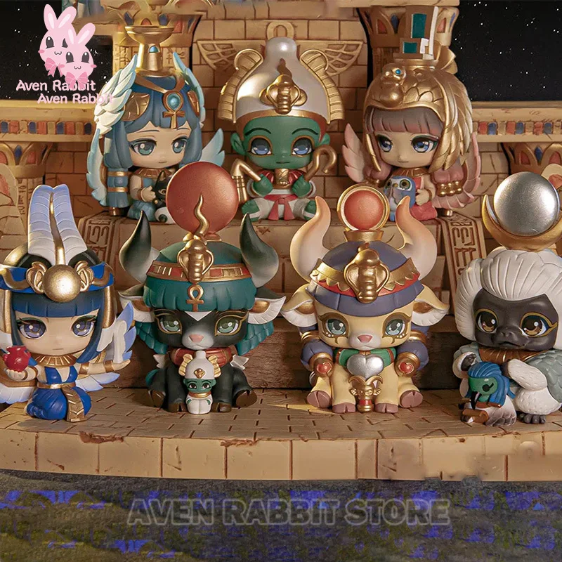 AARU GARDEN Series 2 Blind Box Toys Mystery Box Mistery Egyptian Figure Caja Misteriosa Kawaii Toys Model Birthday Gift Surprise