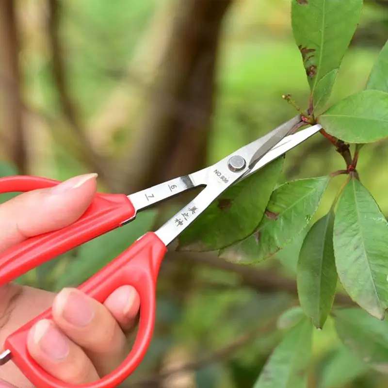 Multifunctional 2-in-1 Garden Grape Scissors Tweezers Garden Fruit And Grape Pruning Scissors With Ergonomic Handles