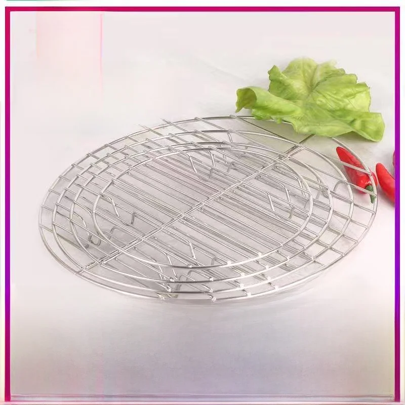 Rejilla de vapor de acero inoxidable de pie bajo para olla a presión de arroz, almohadilla de vaporización extra grande, mediana y pequeña, rejilla de vapor para cocinar