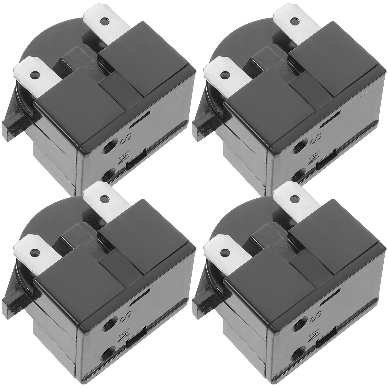 

4Pcs Refrigerator Start Relay Ptc 4-Pin Thermal Overload Protector for Mini Fridge Freezer Compressor Cooling Parts