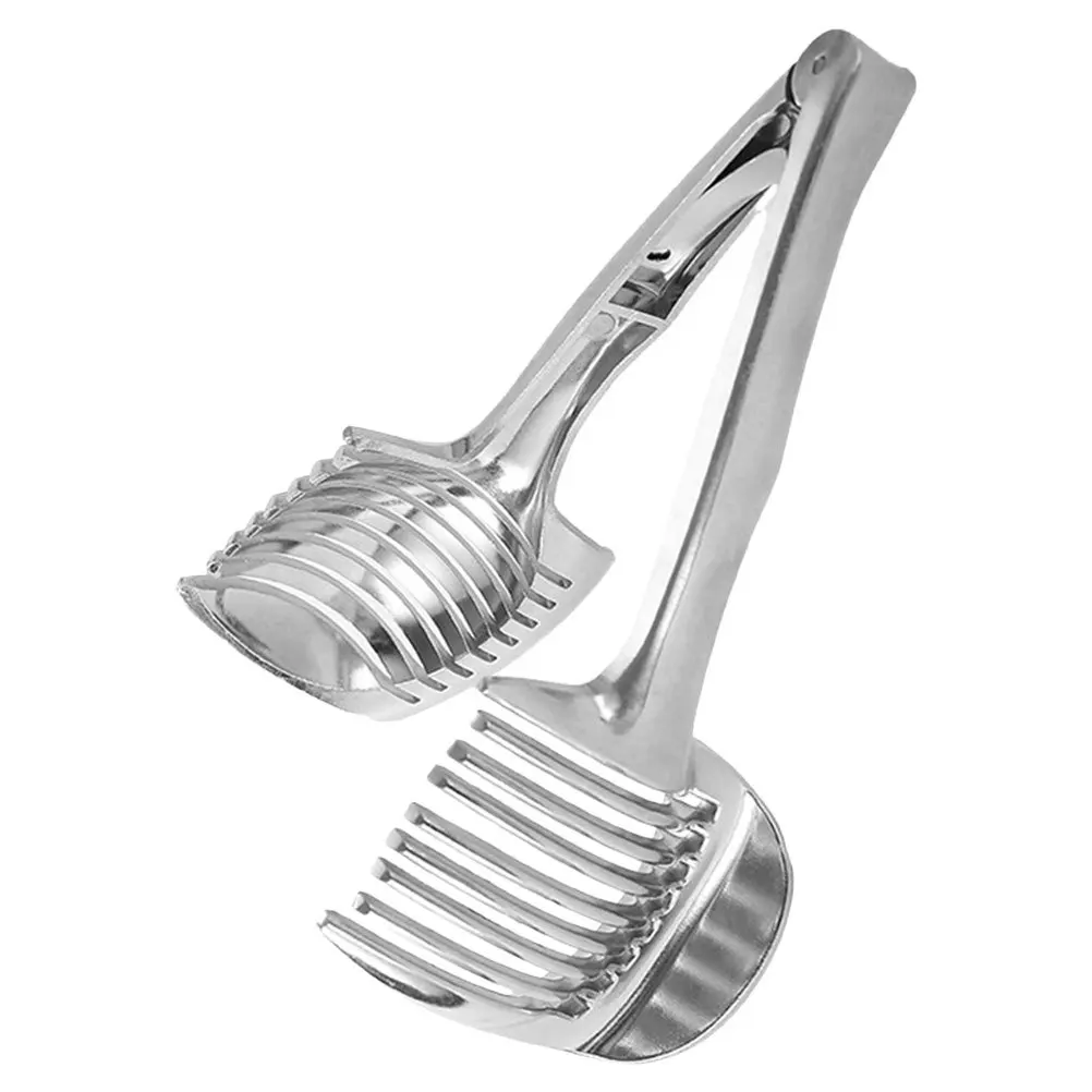 

Aluminum Alloy Handheld Lemon Slicer Fruit Cutter Kitchen Vegetable Tomato Potato Slicer Creative Egg Cutter
