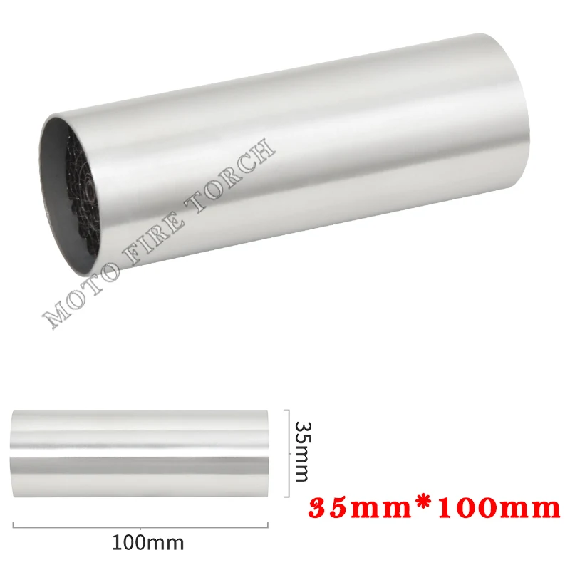 Universal Motorcycle Exhaust System Catalyst 35mm 42mm 48mm 53mm Catalytic Motorcycle Muffler DB Silenciador Escape Sistemas